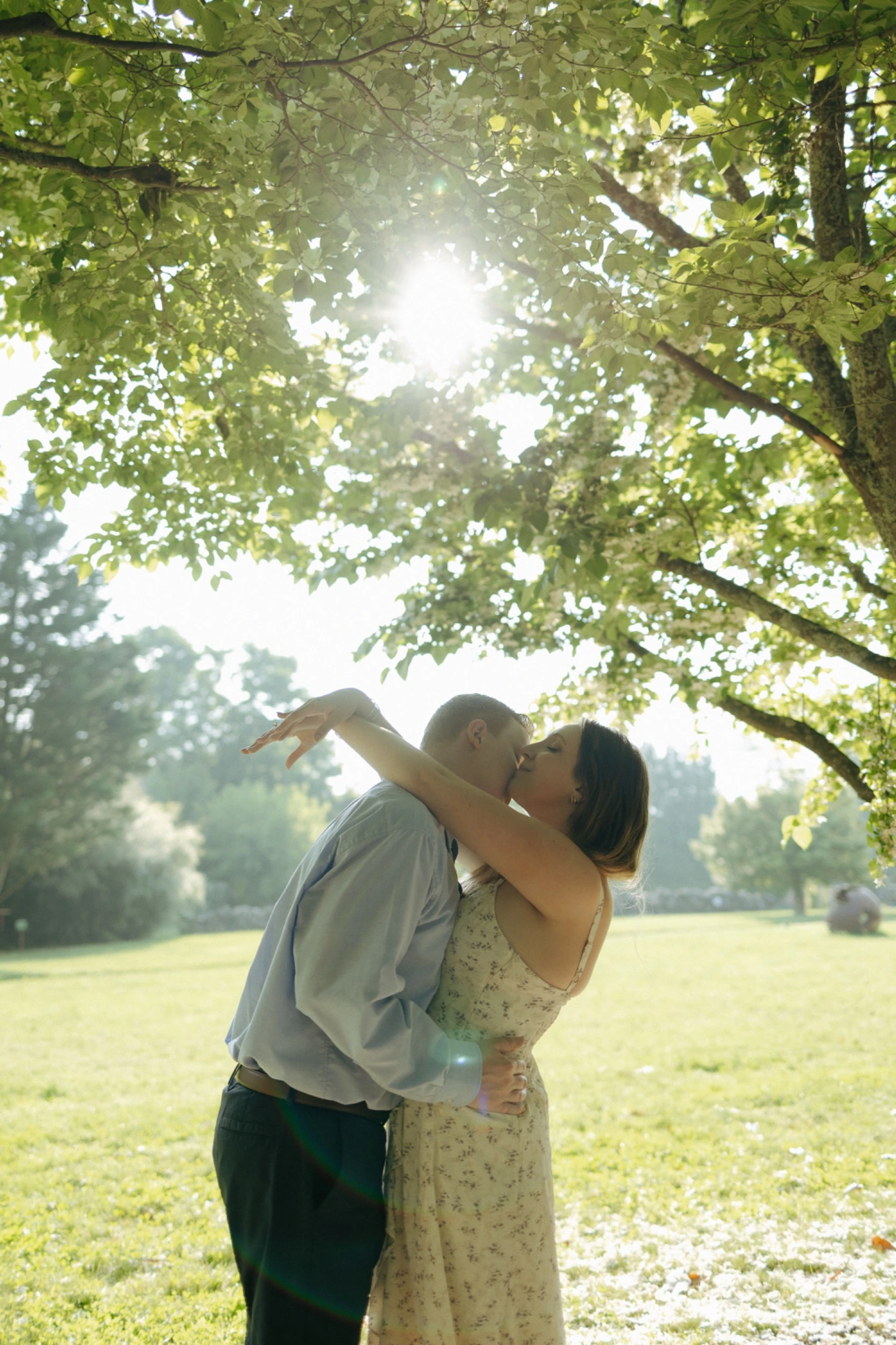 Robert proposing to Carissa