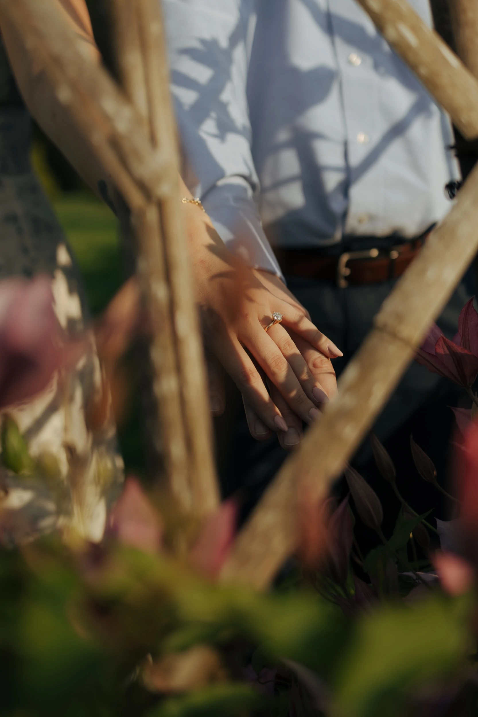 Carissa, Robert, and Nugget in a family photo