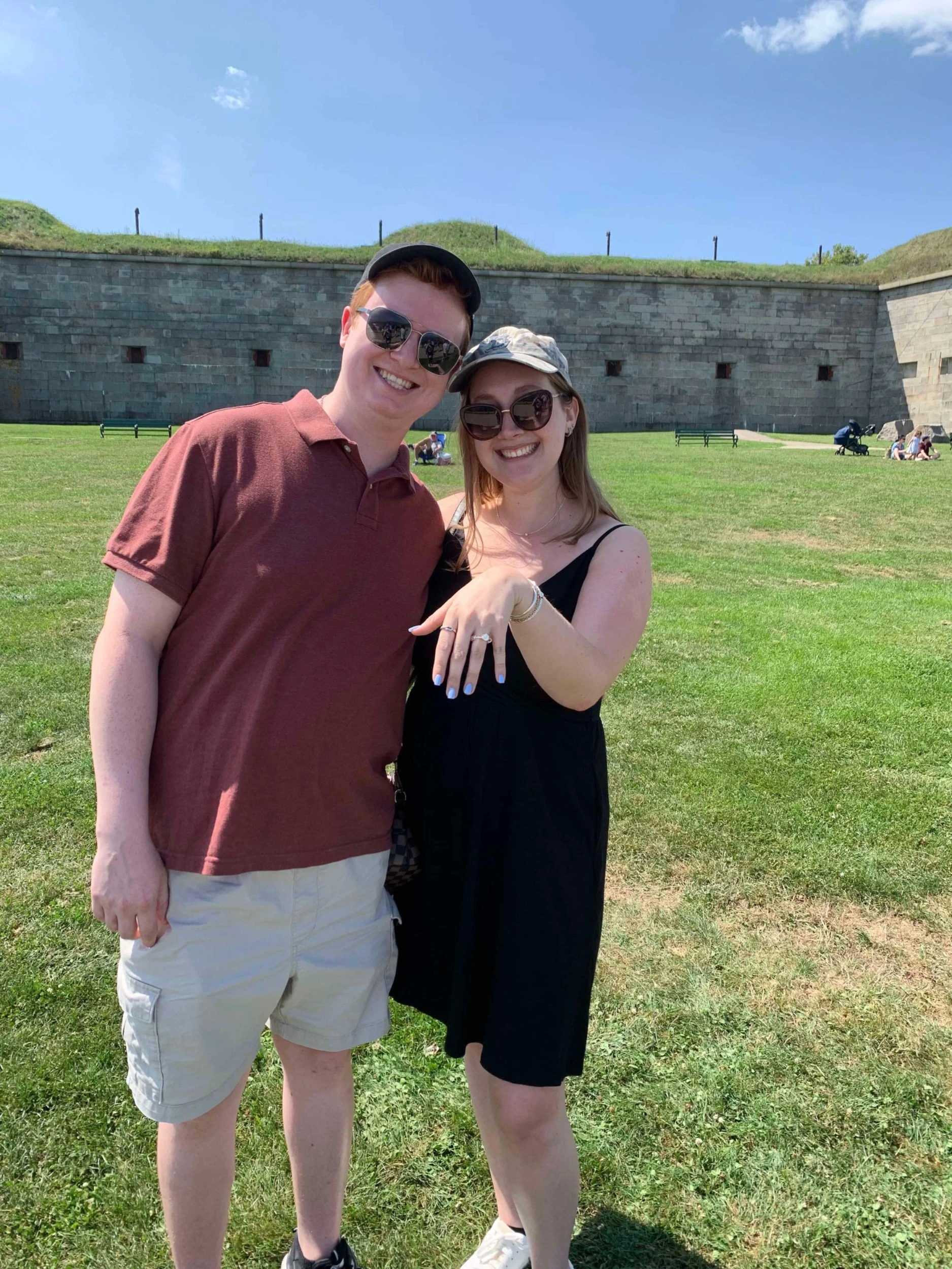 Carissa and Robert at an event